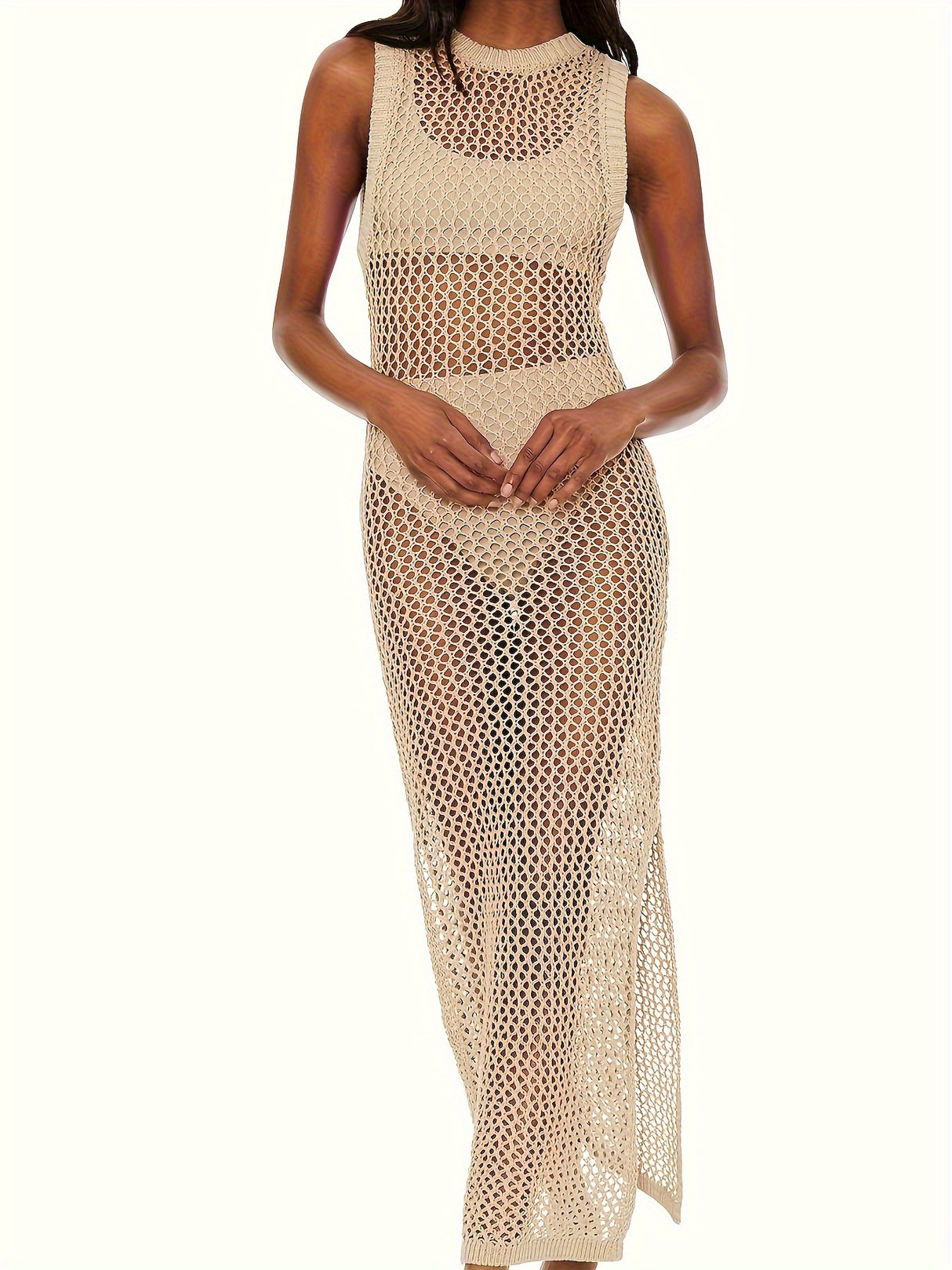 Sleeveless Beach Cover Up
