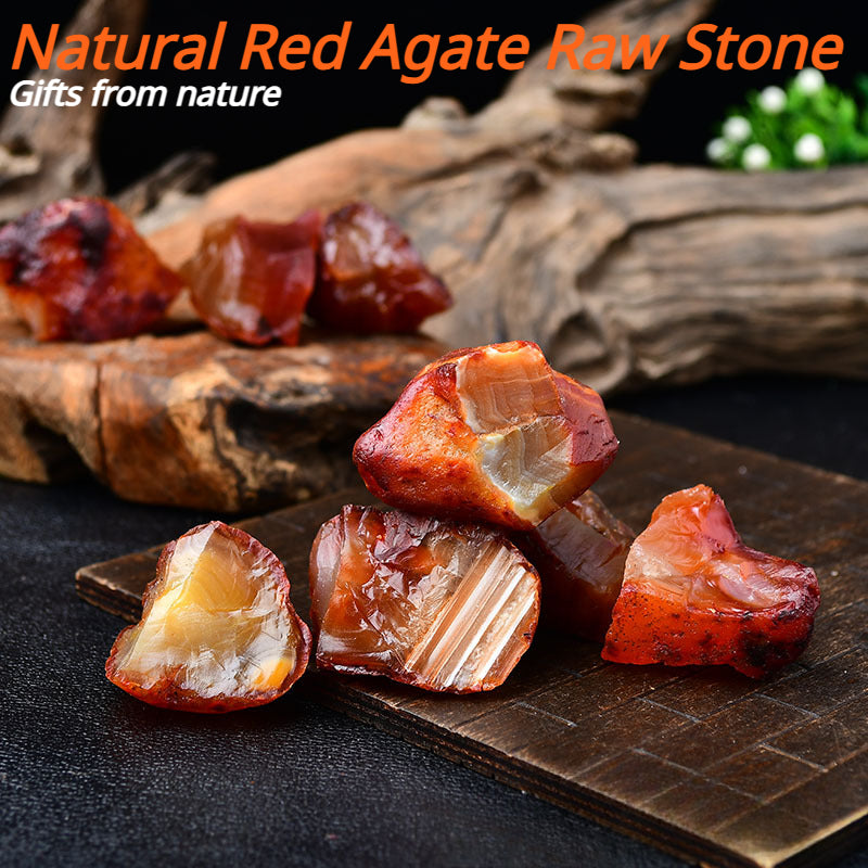 Natural Red Agate Raw Stone