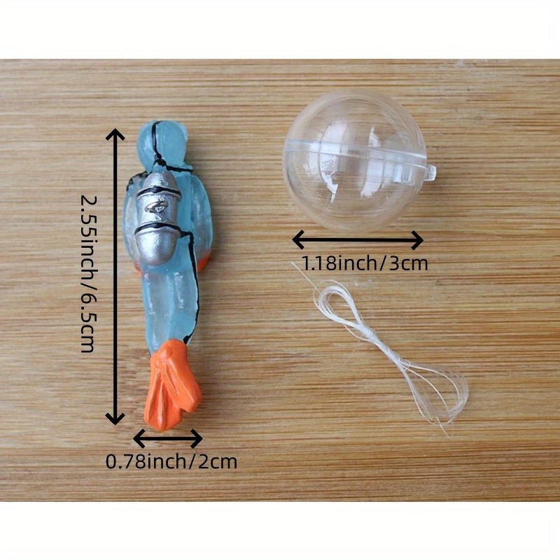 Resin Floating Diver Decorations