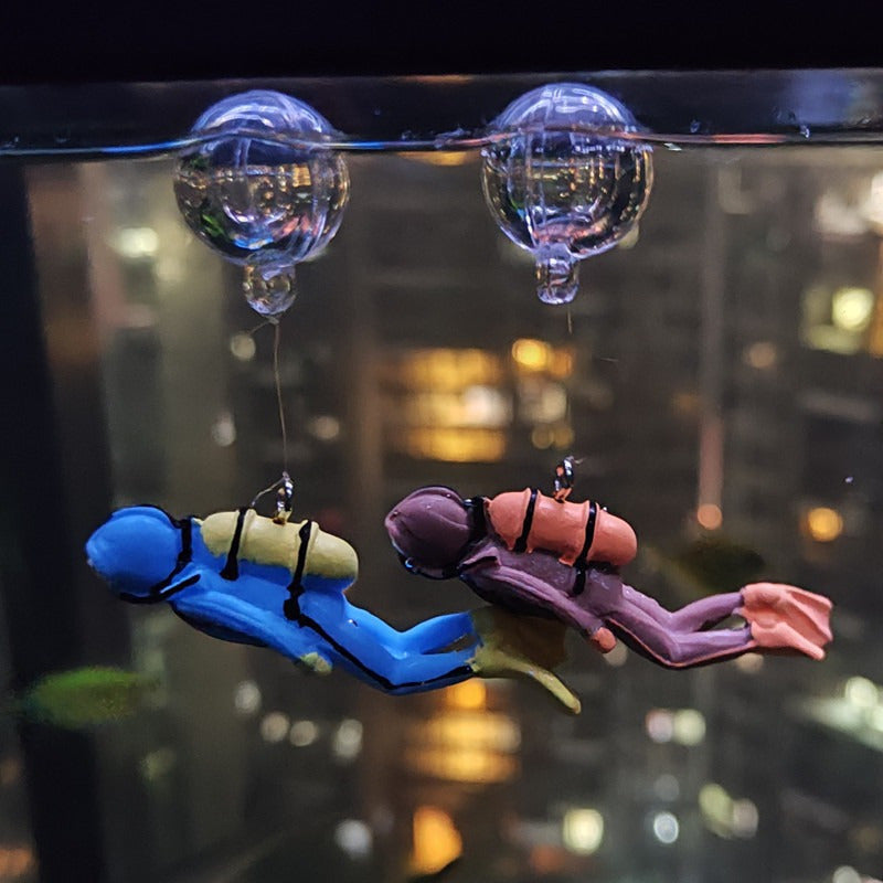 Resin Floating Diver Decorations