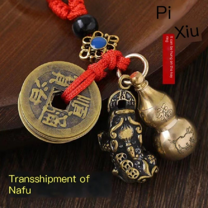 Pixiu Gourd Key Chain