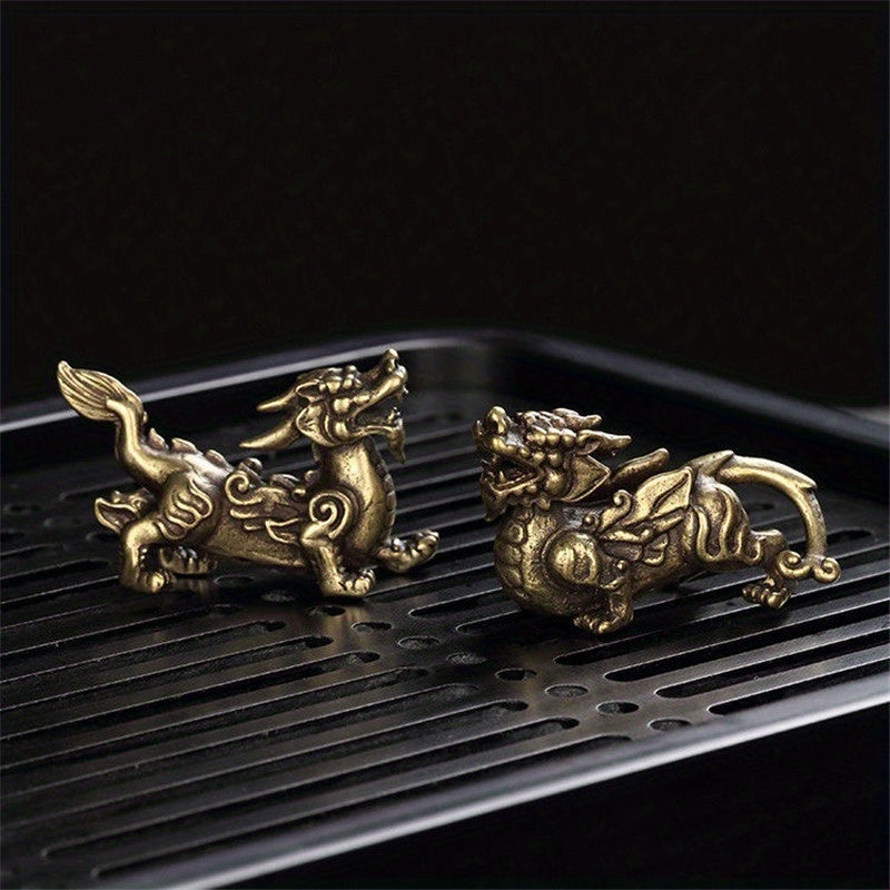 Retro Copper Pixiu Statue