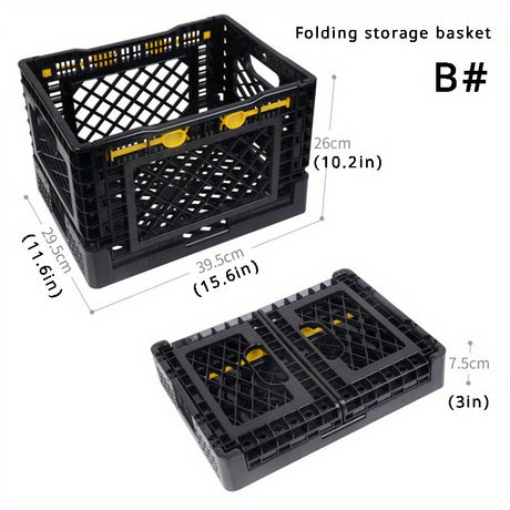 Folding Shopping Cart with 360° Rotating Wheels and Removable Storage Basket