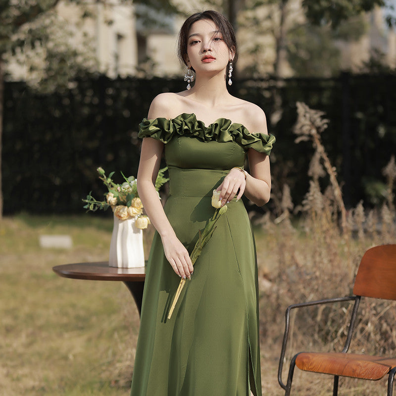 Green Long Dress