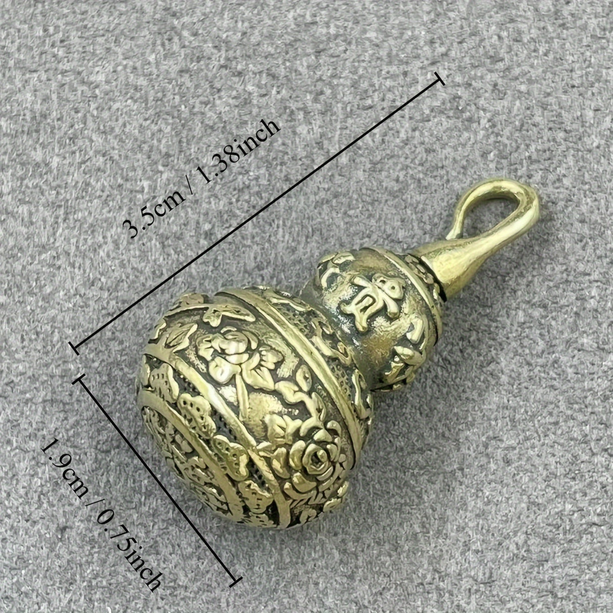 Pure Copper Gourd Statue
