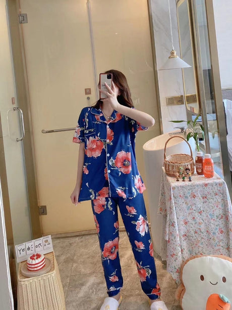 Printed Cotton Night Suit