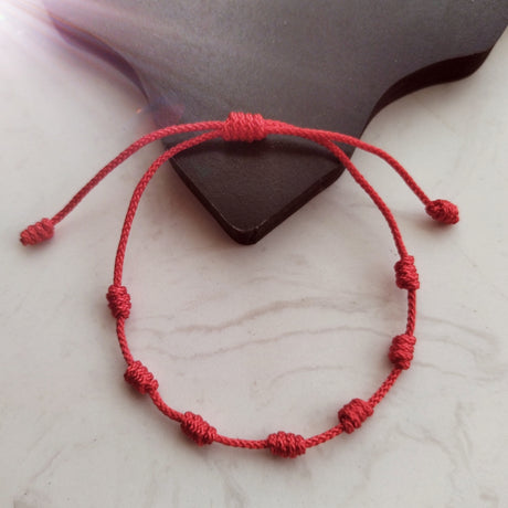 Seven-knot Lucky Bracelet Adjustable