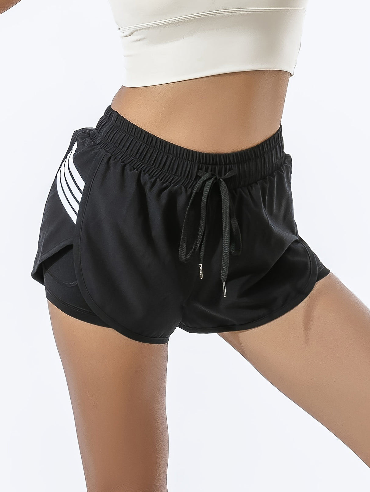 Lightweight 2-in-1 Breathable Fitness Shorts