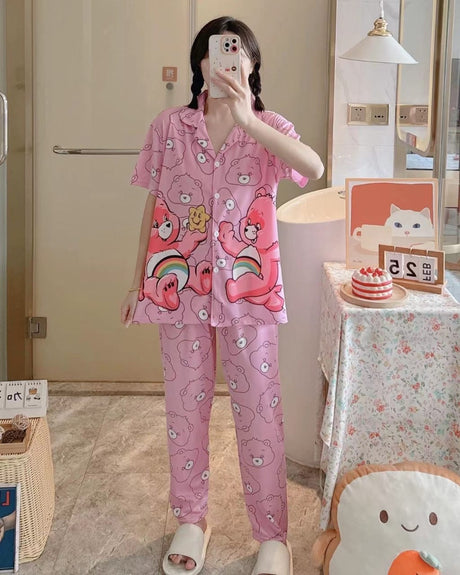 Printed Cotton Night Suit