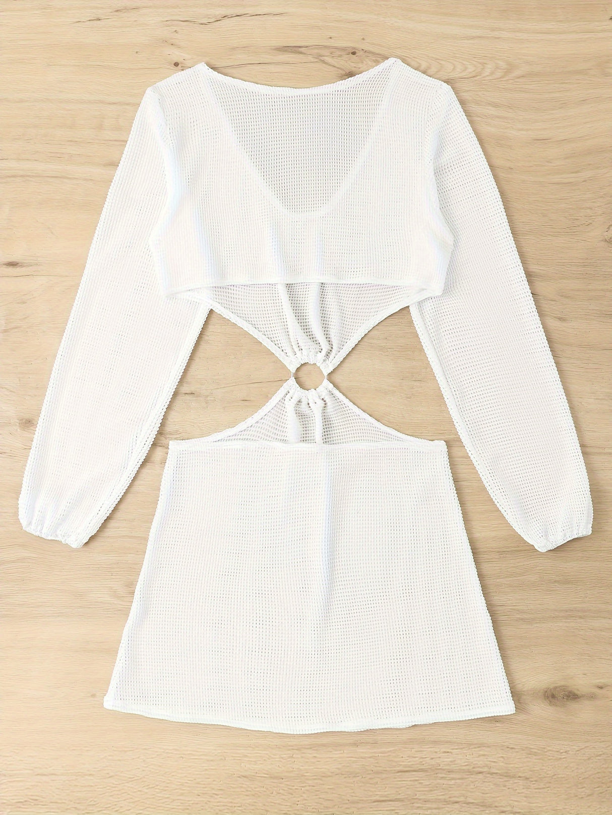 Knitted Ring Link Cover Up