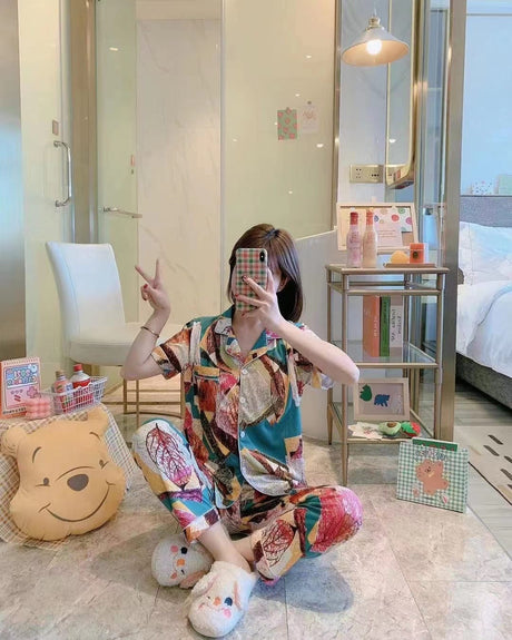 Printed Cotton Night Suit