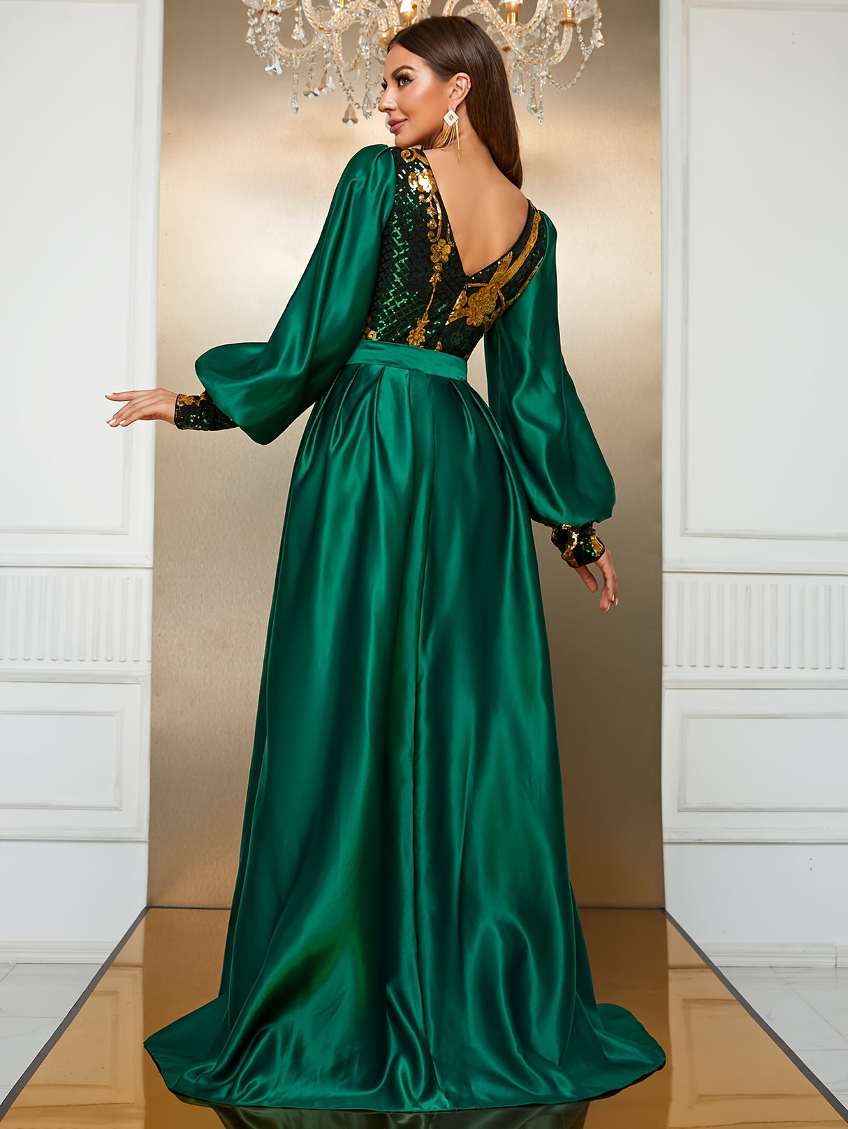 Sequin Decor Mermaid Dress