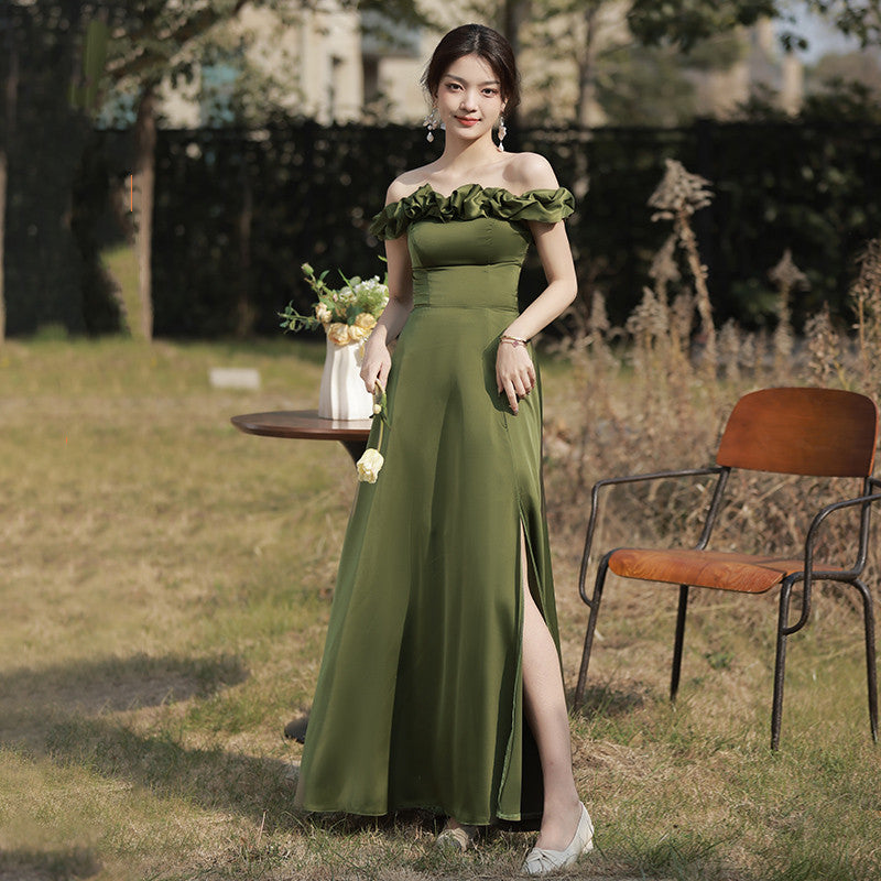 Green Long Dress
