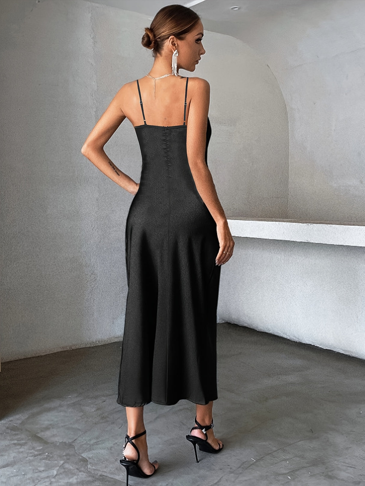 Sleeveless Skinny Cami Dress