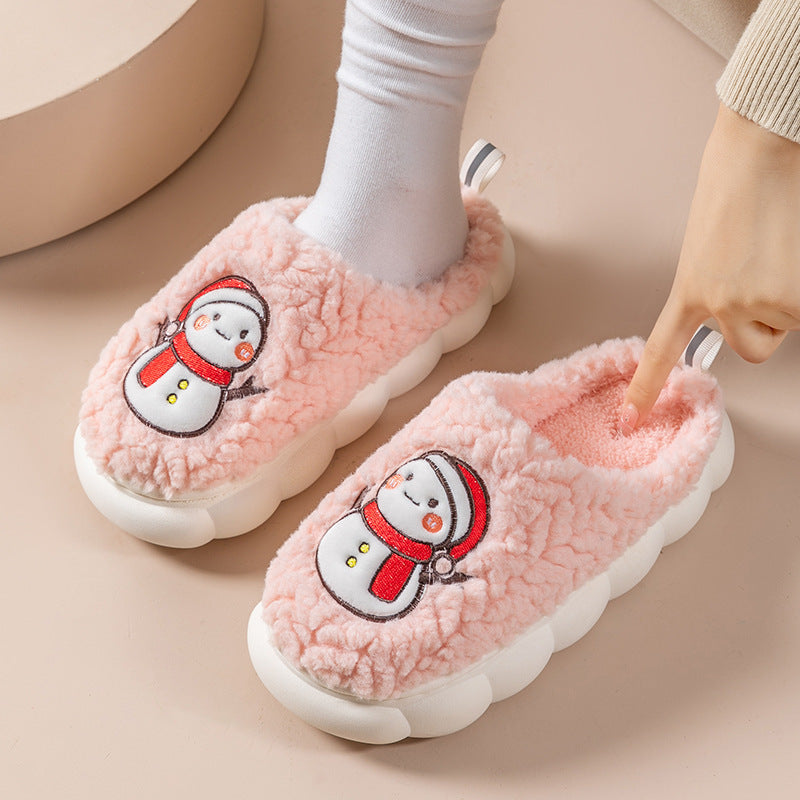 Cute Snowman Slippers - Cozy Comfort for Winter Nights - Picksentials