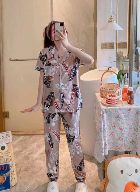 Printed Cotton Night Suit