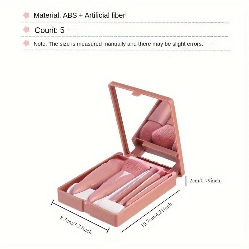 Portable Makeup Brush Set