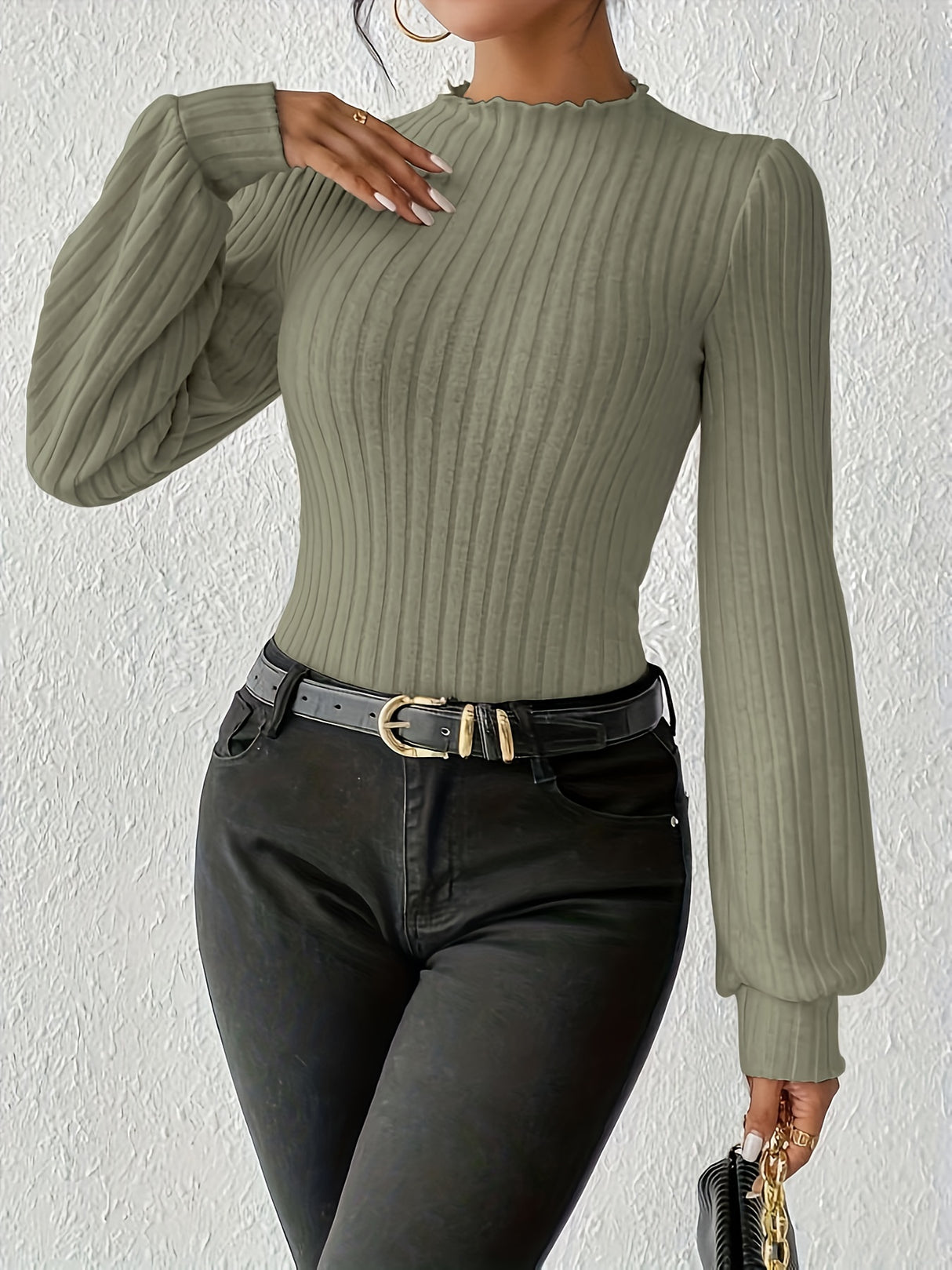 Rib Knit Bodysuit
