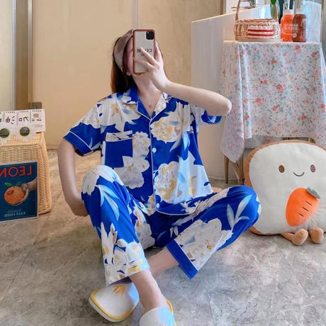 Printed Cotton Night Suit
