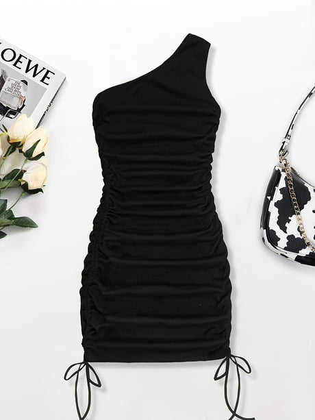 Sexy One Shoulder Dress