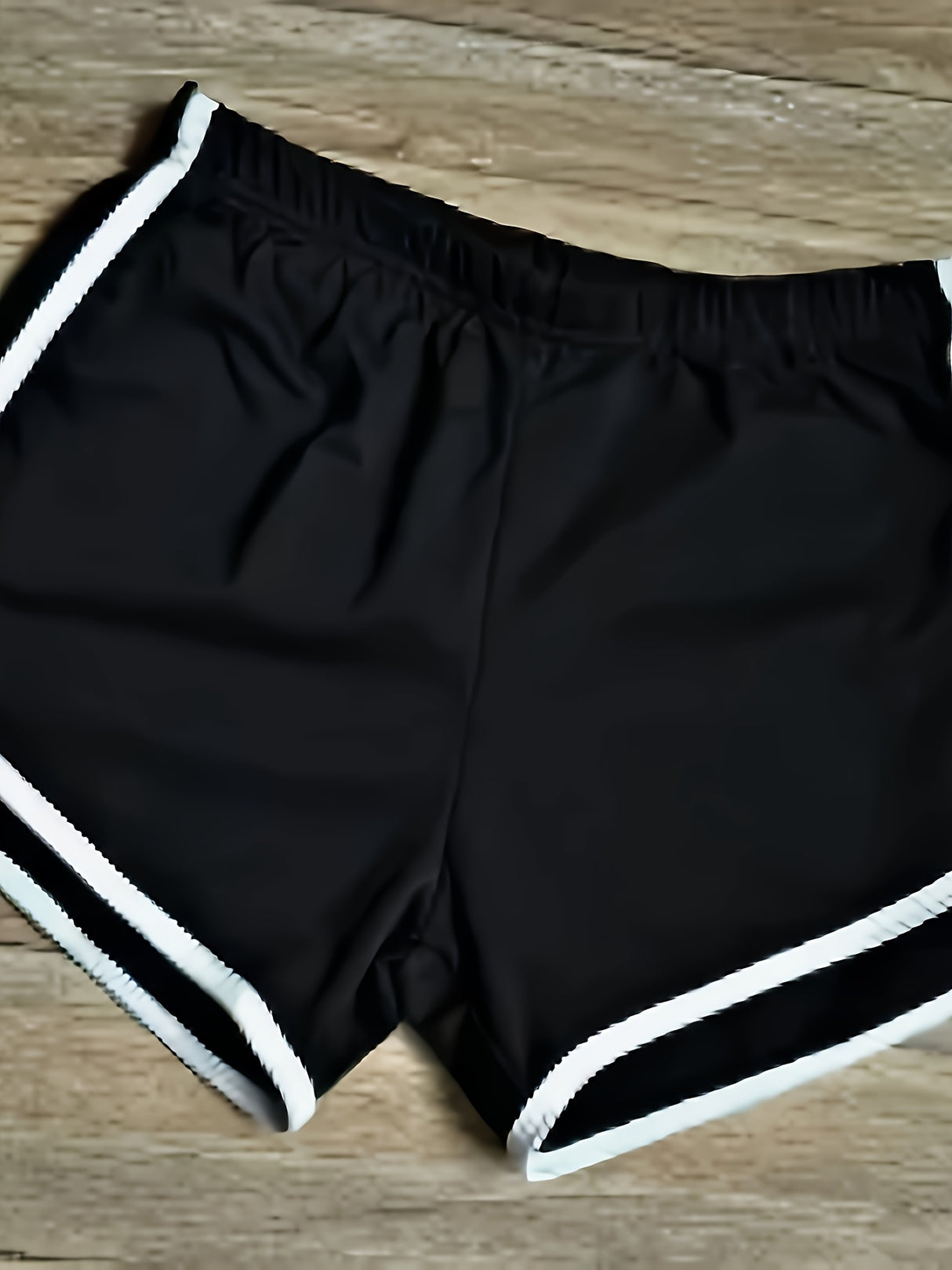 Elastic High Rise Stretch Shorts