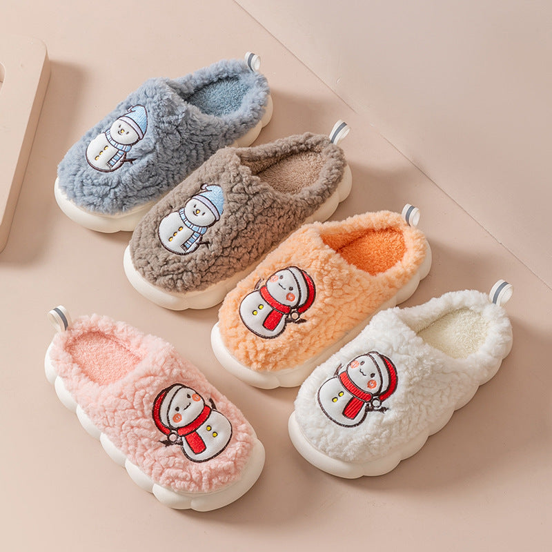 Cute Snowman Slippers - Cozy Comfort for Winter Nights - Picksentials