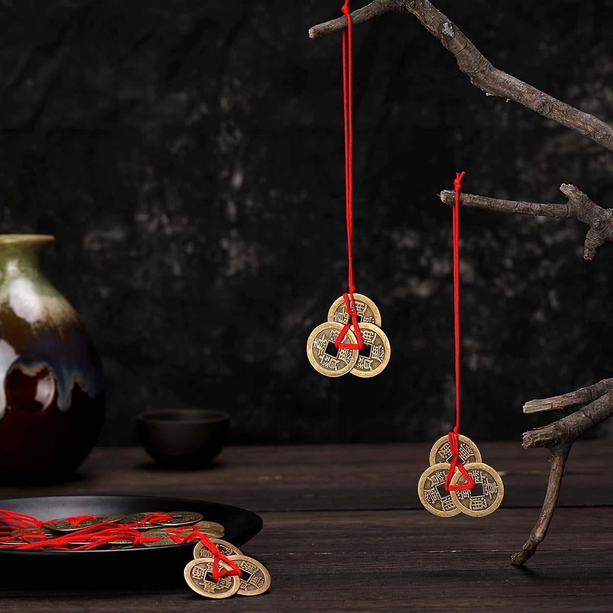 Fortune Coin Figurine Ornaments