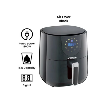Sonashi Digital Air Fryer 4L