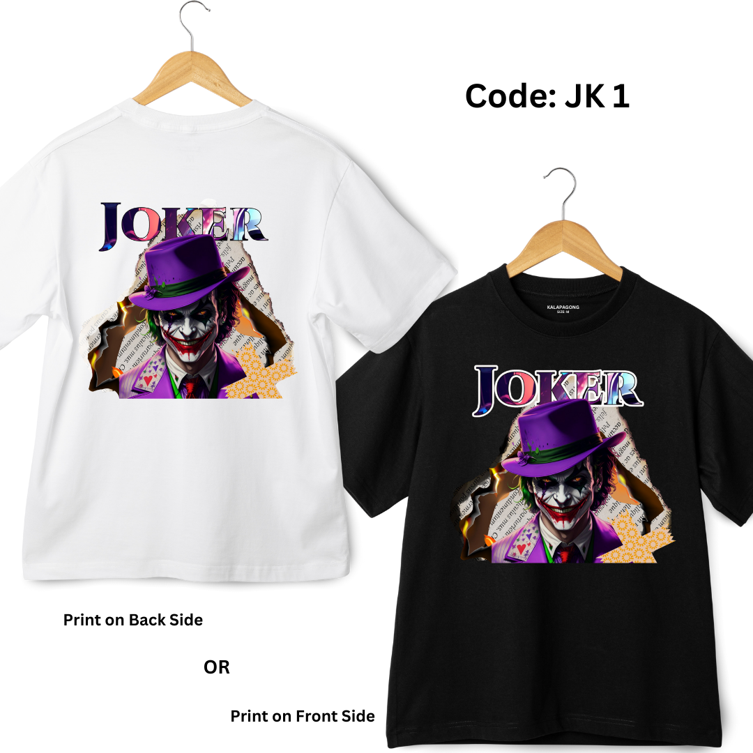Joker Designed Oversized T-shirt