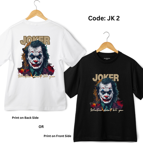 Joker Designed Oversized T-shirt