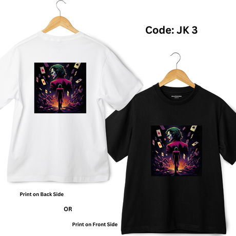 Joker Designed Oversized T-shirt