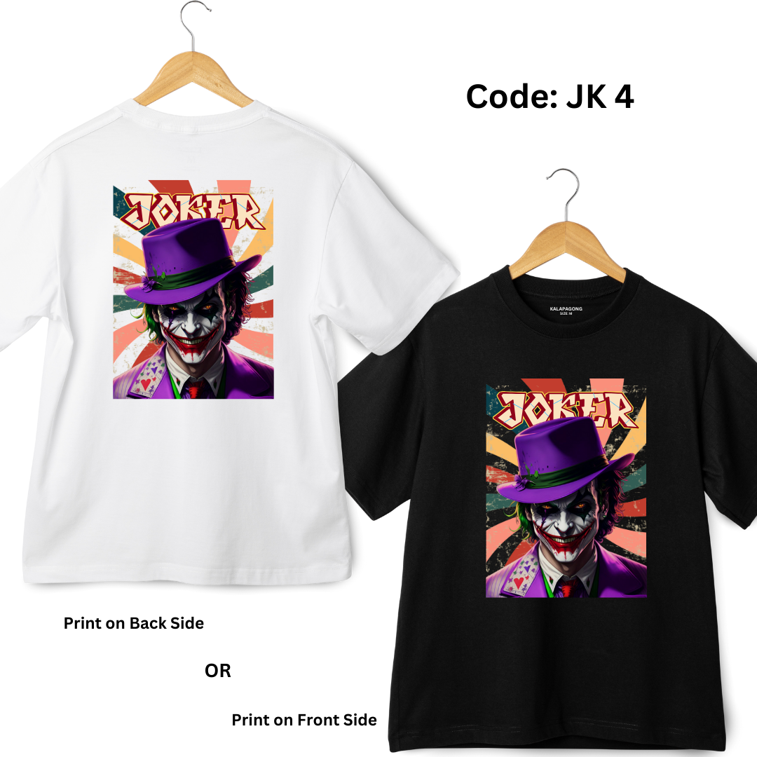 Joker Designed Oversized T-shirt