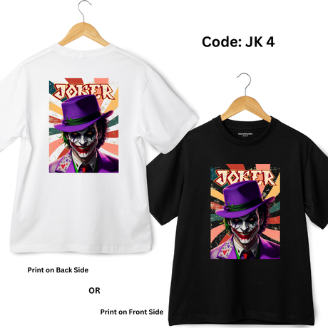 Joker Designed Oversized T-shirt