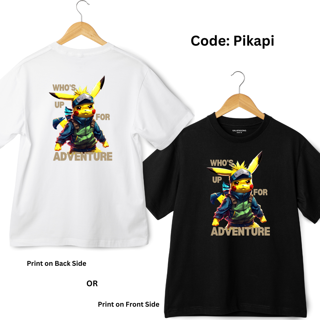 Pokemon Designed Oversized T-shirt