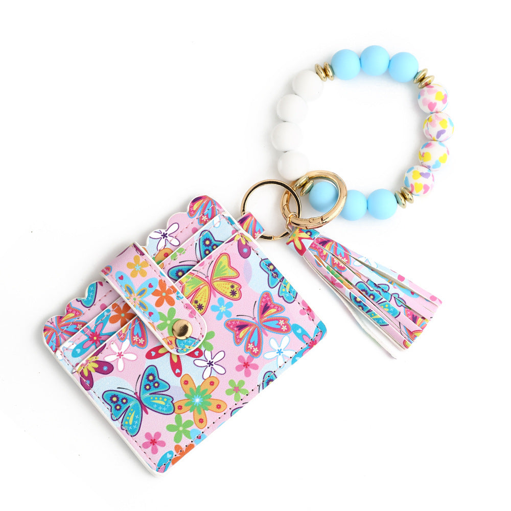 Love Print Card Holder & Bracelet Wallet