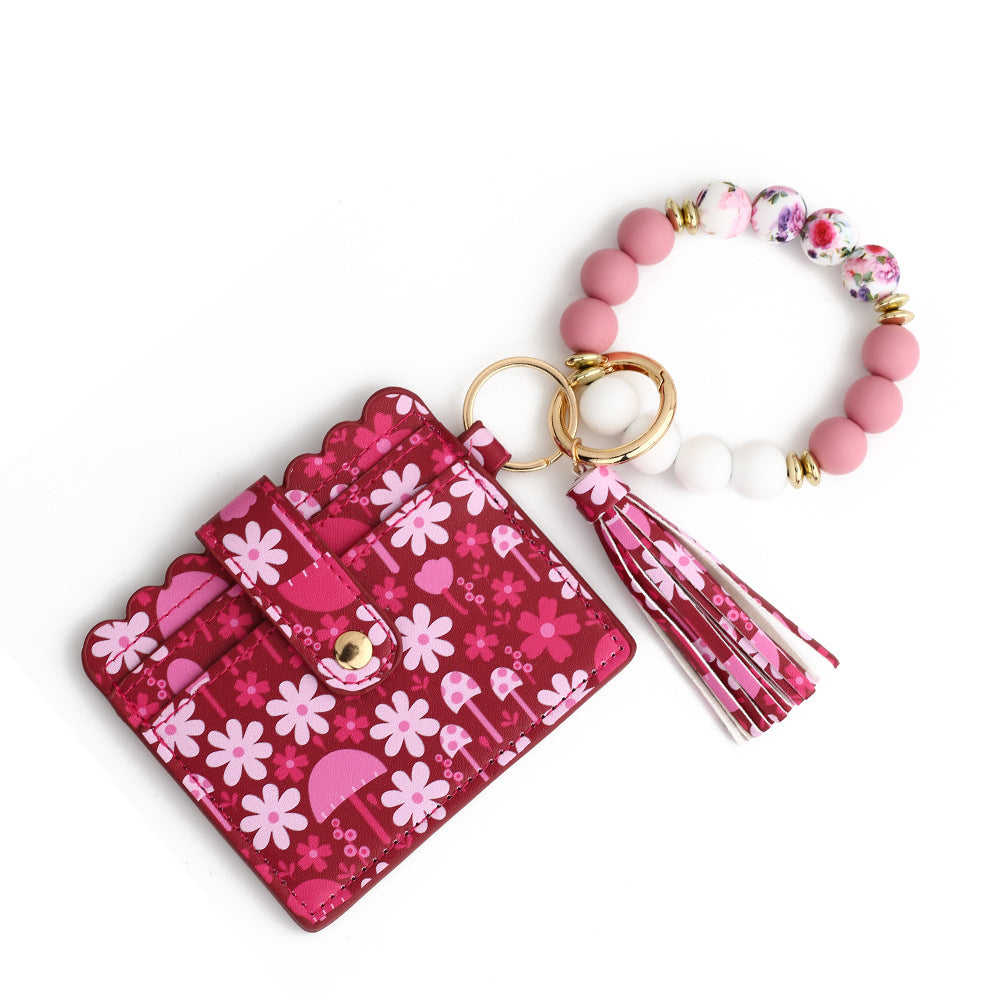 Love Print Card Holder & Bracelet Wallet