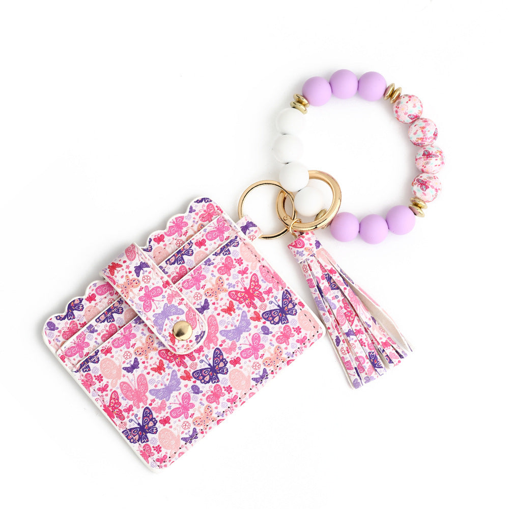 Love Print Card Holder & Bracelet Wallet