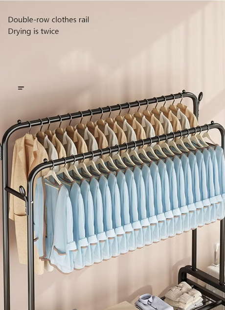 Heavy-Duty Clothes Rack