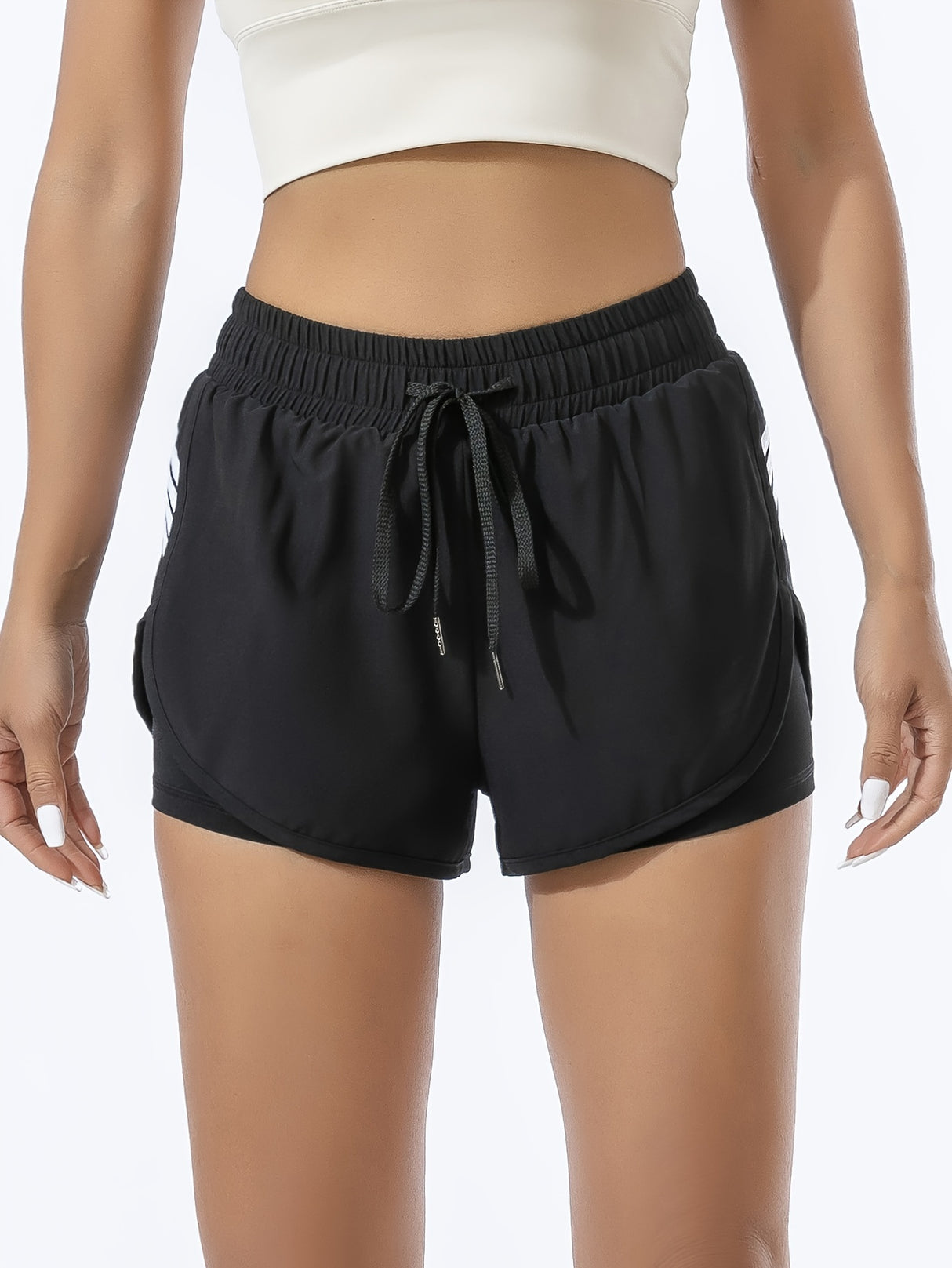 Lightweight 2-in-1 Breathable Fitness Shorts