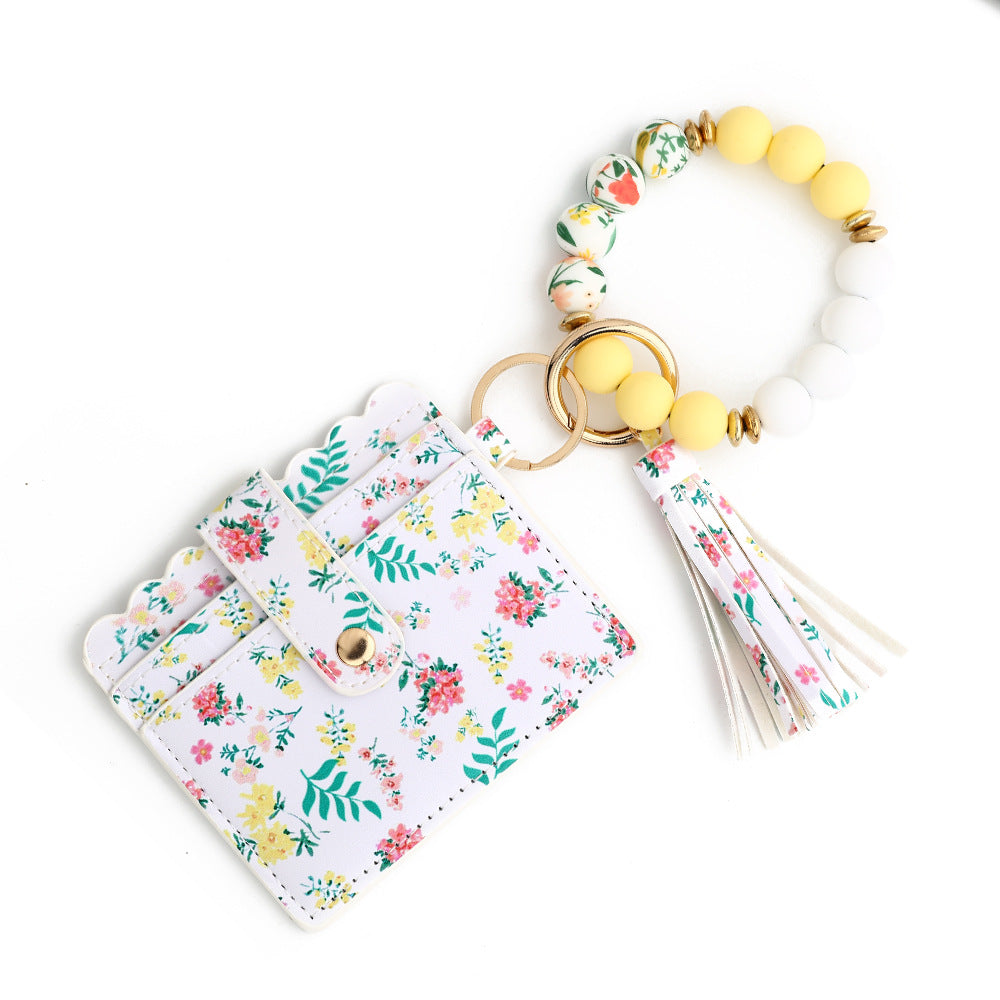 Love Print Card Holder & Bracelet Wallet