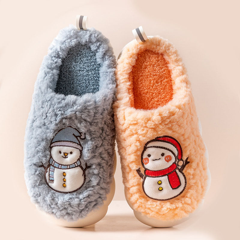 Cute Snowman Slippers - Cozy Comfort for Winter Nights - Picksentials