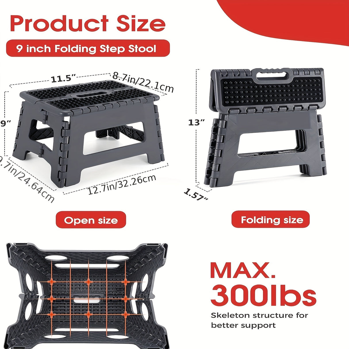 Tall Folding Step Stool