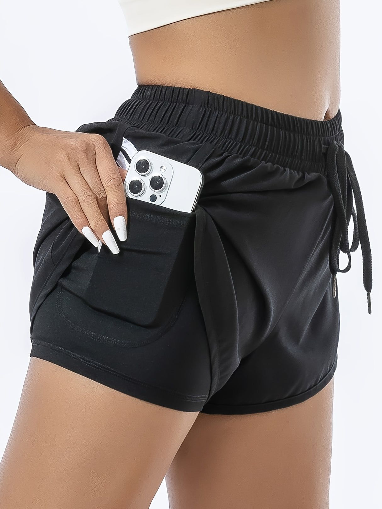 Lightweight 2-in-1 Breathable Fitness Shorts