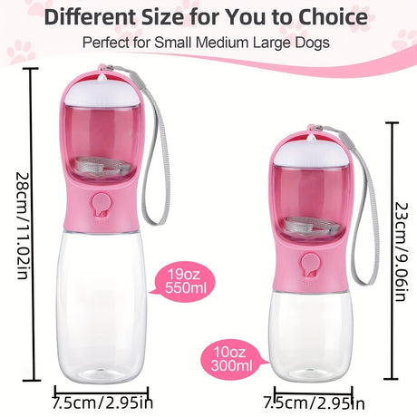 Portable Water Dispenser for Pets Perfect for Walking and Travel