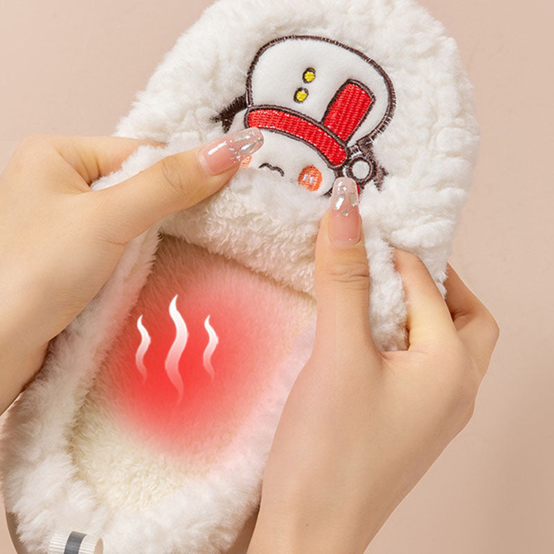 Cute Snowman Slippers - Cozy Comfort for Winter Nights - Picksentials