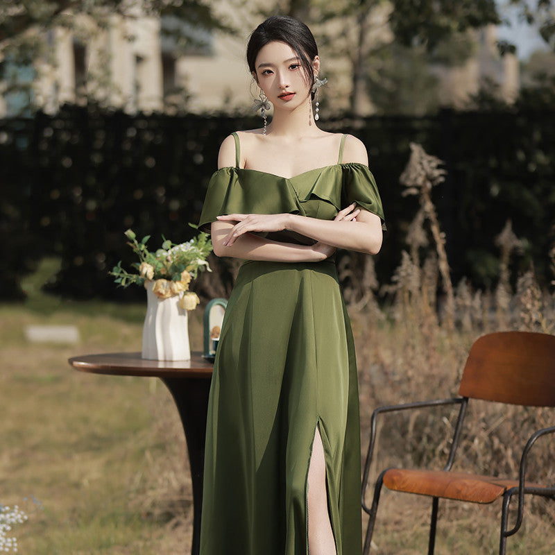 Green Long Dress