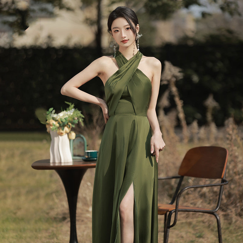 Green Long Dress