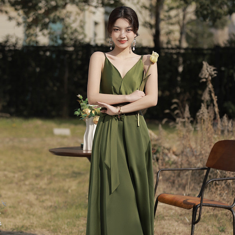 Green Long Dress