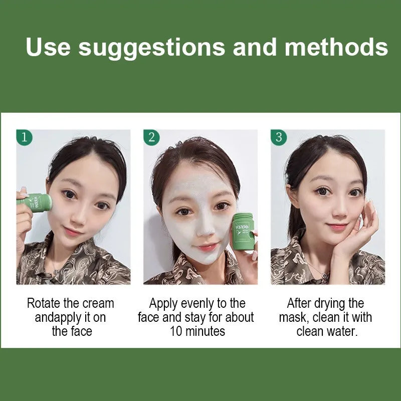 Green Tea Repair Acne Mud Mask - Picksentials