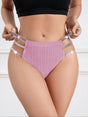 Pink Glitter Cut-Out Panty - Picksentials